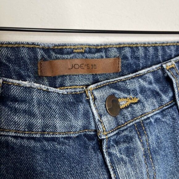 Joes Jeans Collectors Edition Ryla Womens 27 Distressed Denim Jean Shorts Frayed - Picture 4 of 9